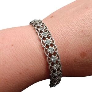 Tacori sterling silver Cubic Zirconia bracelet